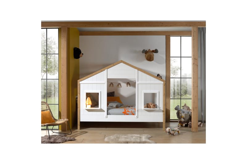 Säng med låda Babs 2 Windows - 2 Windows - Barn & bebis - Barnmöbler - Barnsäng & juniorsäng - Hussäng