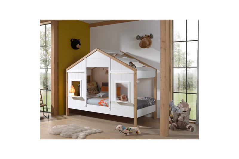 Säng med låda Babs 2 Windows - 2 Windows - Barn & bebis - Barnmöbler - Barnsäng & juniorsäng - Hussäng