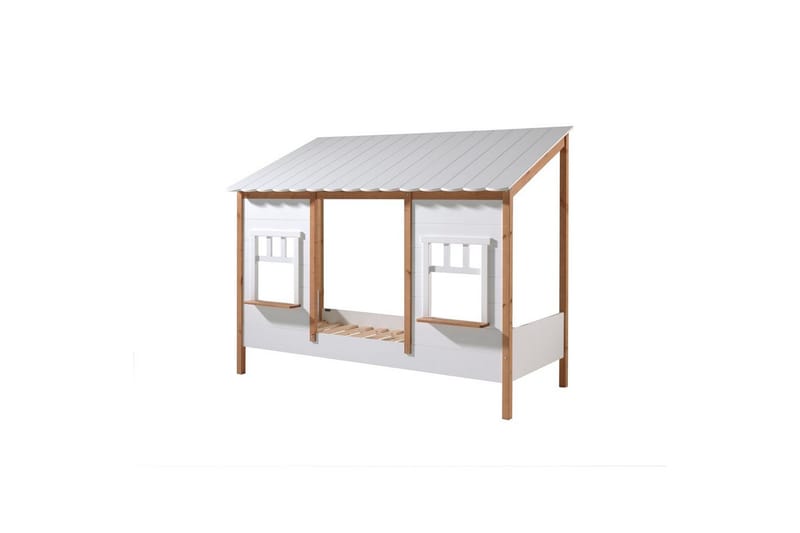 Säng med låda Hussäng Brun - Brun - Barn & bebis - Barnmöbler - Barnsäng & juniorsäng - Hussäng