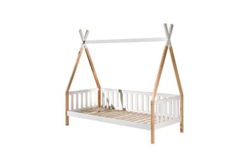 Säng med Låda Tipi Natur, Med staket - Natur, Med staket - Barn & bebis - Barnmöbler - Barnsäng & juniorsäng - Hussäng