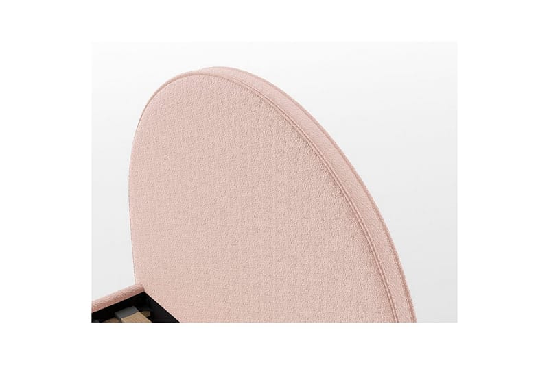 Säng med nattduksbord Moon 90x200 cm Rosa - Rosa - Barn & bebis - Barnmöbler - Barnsäng & juniorsäng