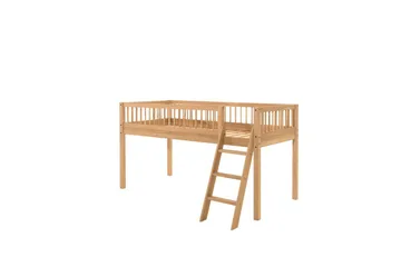 Säng med textil set mellansovare Forrest Ek - Ek - Barn & bebis - Barnmöbler - Barnsäng & juniorsäng - Hussäng