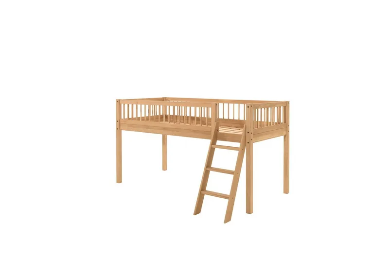 Säng med textil set mellansovare Forrest Ek - Ek - Barn & bebis - Barnmöbler - Barnsäng & juniorsäng - Hussäng