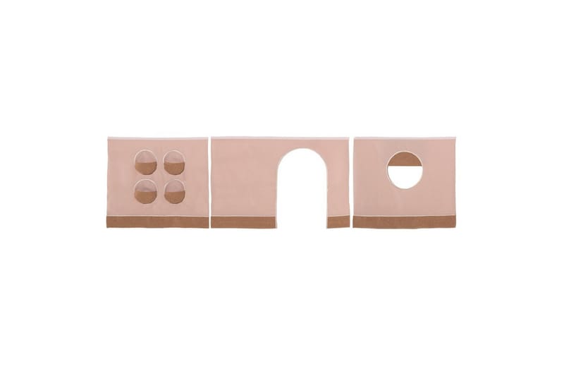 Säng med textil set mellansovare Forrest Vit - Vit - Barn & bebis - Barnmöbler - Barnsäng & juniorsäng - Hussäng