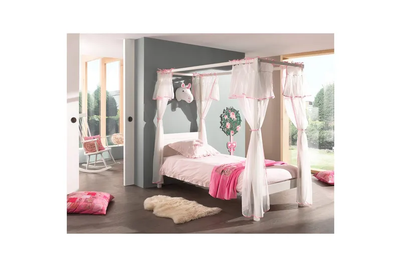 Säng med textil set Pino Amori - Barn & bebis - Barnmöbler - Barnsäng & juniorsäng