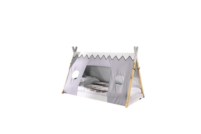 Säng med Textil Tipi 90x200 cm Utan ben - Utan ben - Barn & bebis - Barnmöbler - Barnsäng & juniorsäng - Hussäng