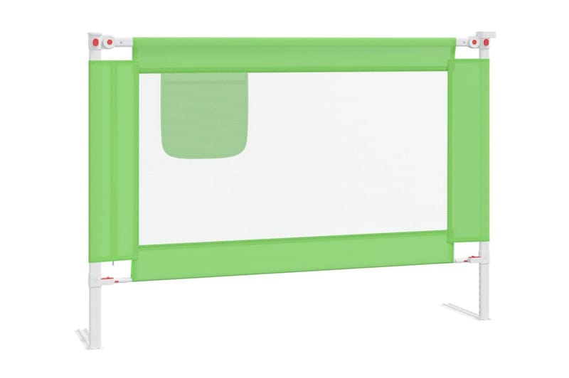 Sängskena för barn grön 90x25 cm tyg - Grön - Barn & bebis - Barnmöbler - Barnsäng & juniorsäng