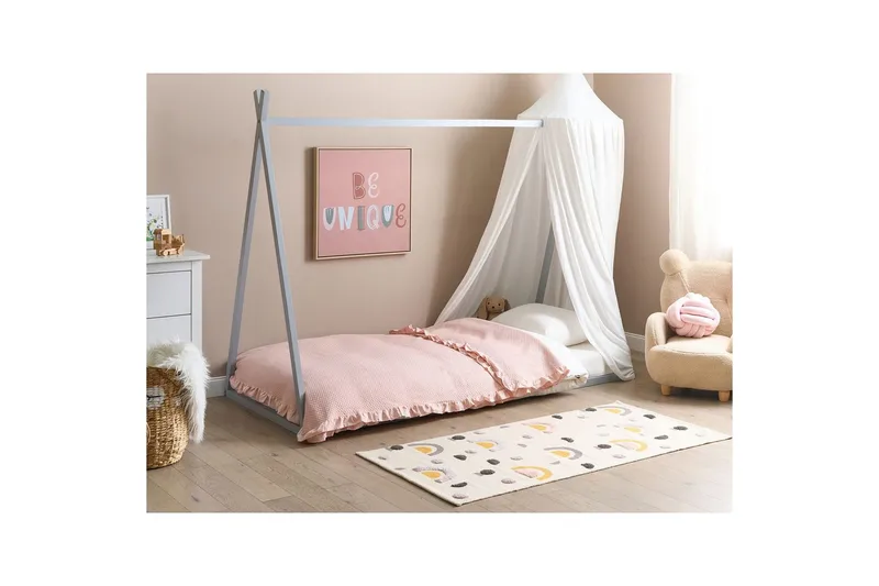 Barnsäng Saurat - Grå - Barn & bebis - Barnmöbler - Barnsäng & juniorsäng