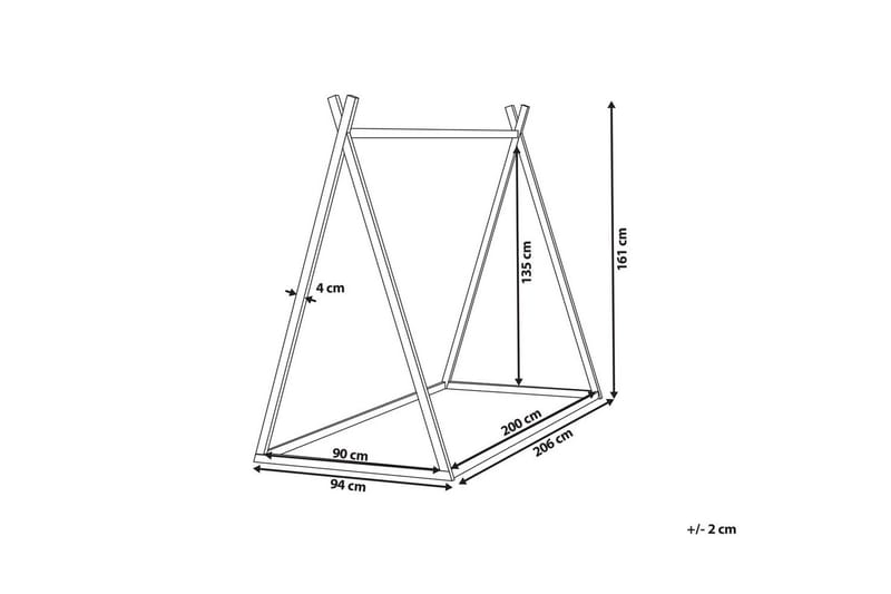 Barnsäng Saurat - Ljus trä - Barn & bebis - Barnmöbler - Barnsäng & juniorsäng