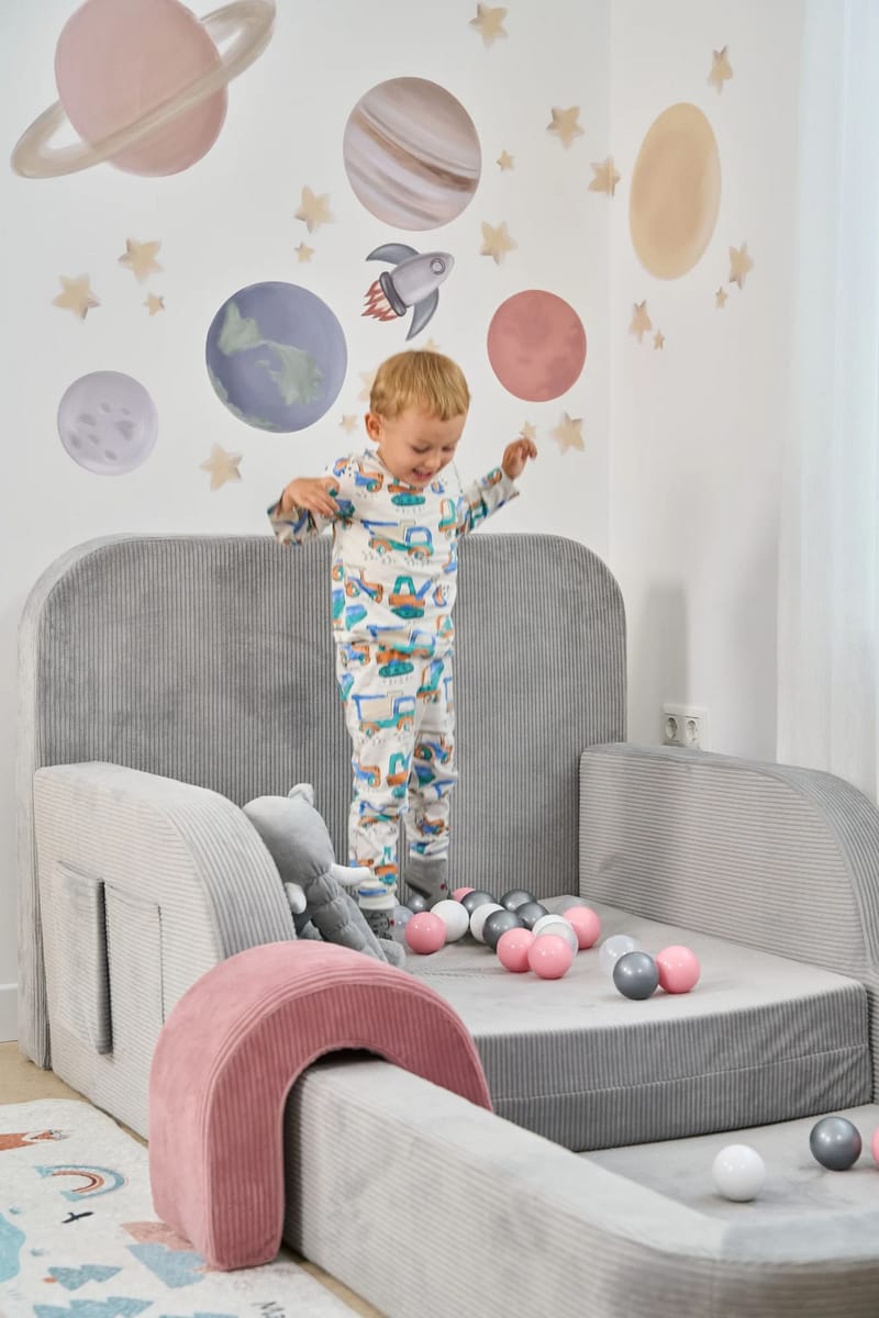 Selnor Barnsäng 90x90x210 cm - Grå - Barn & bebis - Barnmöbler - Barnsäng & juniorsäng