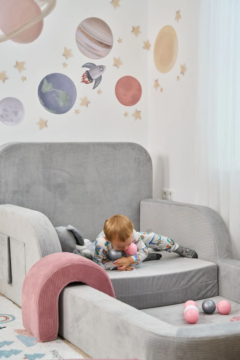 Selnor Barnsäng 90x90x210 cm - Grå - Barn & bebis - Barnmöbler - Barnsäng & juniorsäng