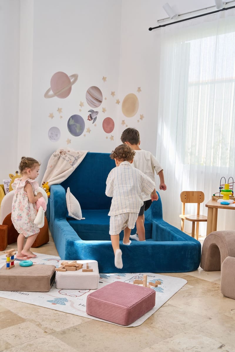 Selnor Barnsäng 90x90x210 cm - Indigo - Barn & bebis - Barnmöbler - Barnsäng & juniorsäng