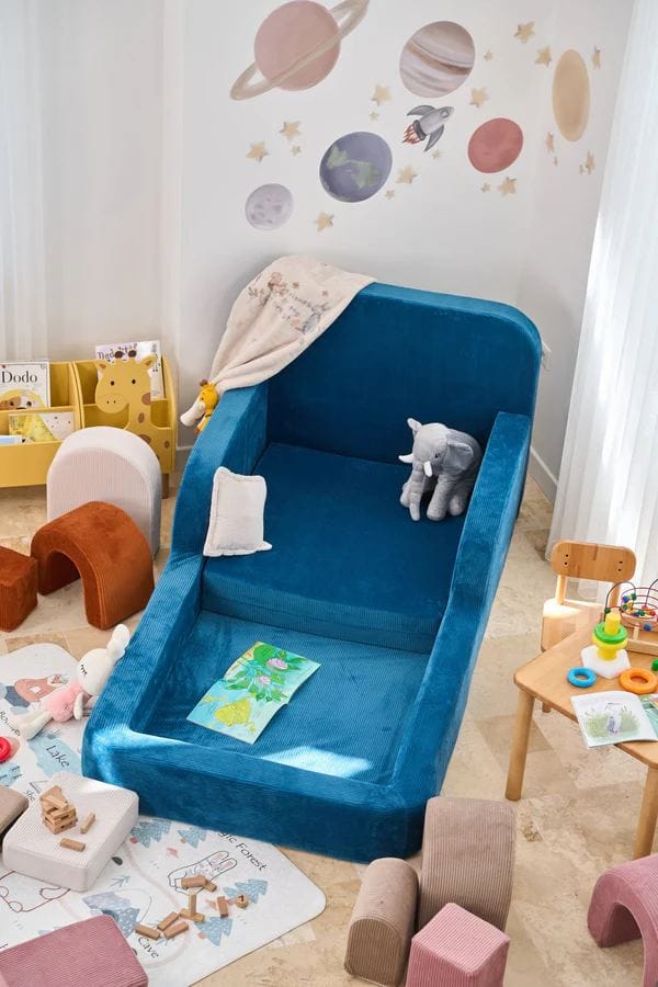 Selnor Barnsäng 90x90x210 cm - Indigo - Barn & bebis - Barnmöbler - Barnsäng & juniorsäng