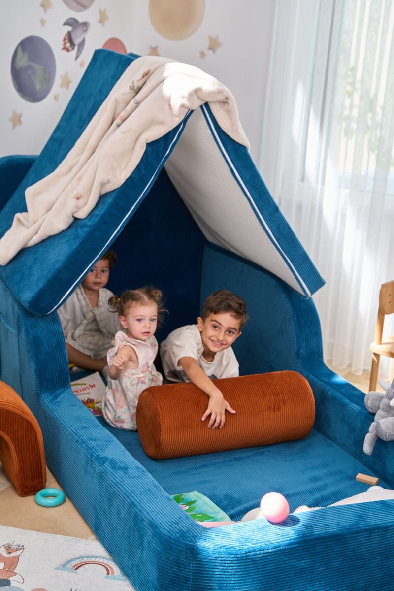 Selnor Barnsäng 90x90x210 cm - Indigo - Barn & bebis - Barnmöbler - Barnsäng & juniorsäng