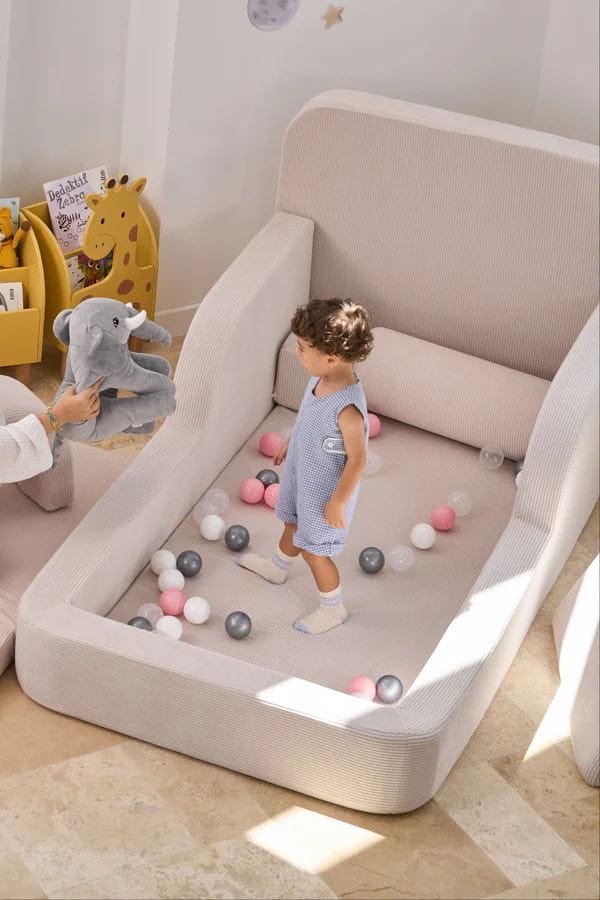 Selnor Barnsäng 90x90x210 cm - Kräm - Barn & bebis - Barnmöbler - Barnsäng & juniorsäng