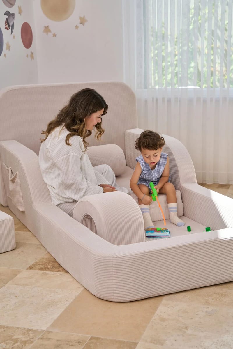 Selnor Barnsäng 90x90x210 cm - Kräm - Barn & bebis - Barnmöbler - Barnsäng & juniorsäng