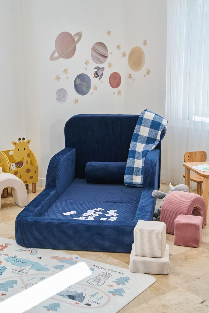Selnor Barnsäng 90x90x210 cm - Marinblå - Barn & bebis - Barnmöbler - Barnsäng & juniorsäng