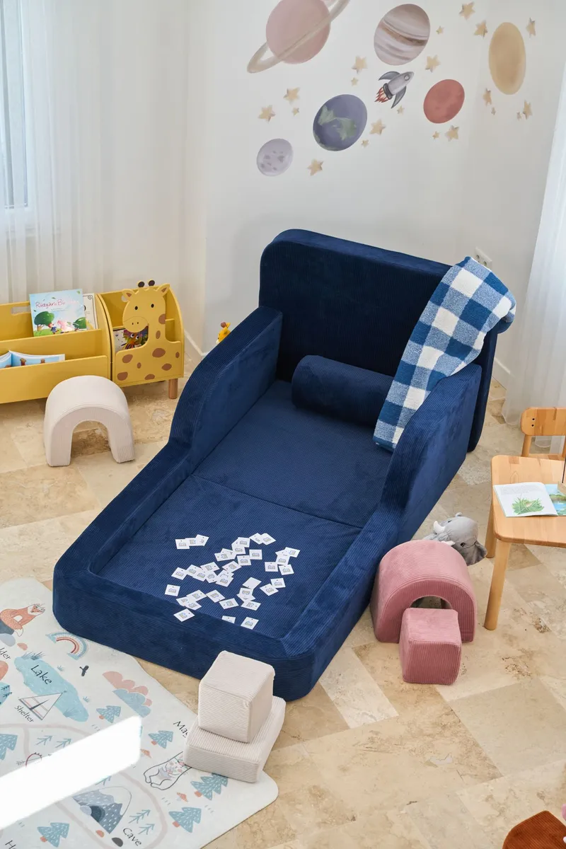 Selnor Barnsäng 90x90x210 cm - Marinblå - Barn & bebis - Barnmöbler - Barnsäng & juniorsäng