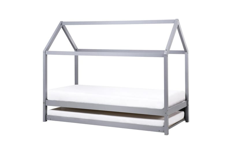 Utdragbar barnsäng Crillon - Grå - Barn & bebis - Barnmöbler - Barnsäng & juniorsäng - Hussäng