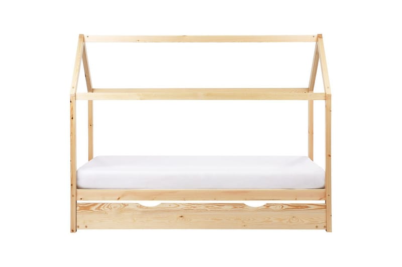 Utdragbar barnsäng Crillon - Ljus trä - Barn & bebis - Barnmöbler - Barnsäng & juniorsäng - Hussäng