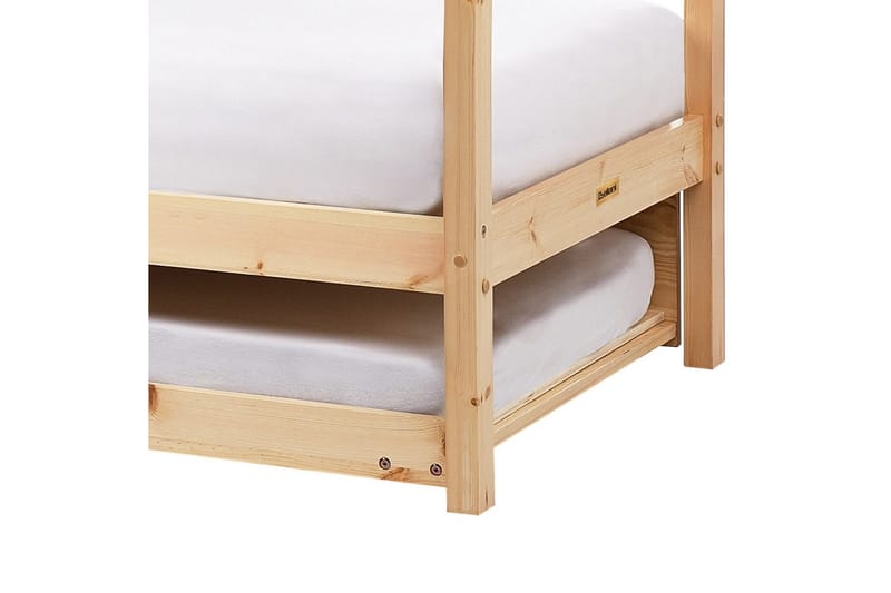 Utdragbar barnsäng Crillon - Ljus trä - Barn & bebis - Barnmöbler - Barnsäng & juniorsäng - Hussäng