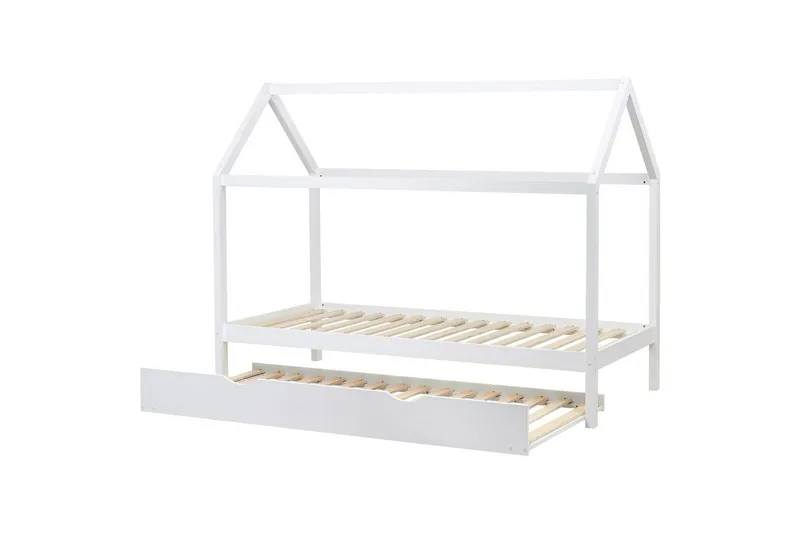 Utdragbar barnsäng Crillon - Vit - Barn & bebis - Barnmöbler - Barnsäng & juniorsäng - Hussäng