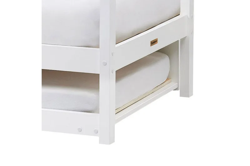 Utdragbar barnsäng Crillon - Vit - Barn & bebis - Barnmöbler - Barnsäng & juniorsäng - Hussäng
