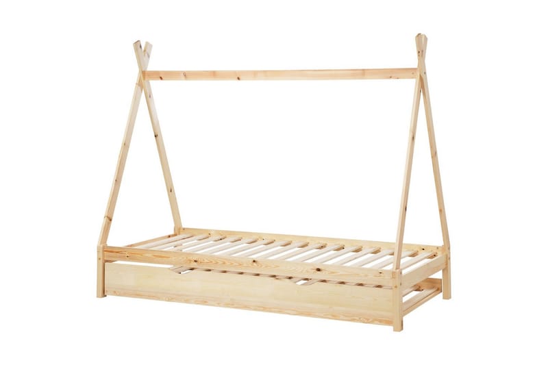 Utdragbar barnsäng Talmontiers, Ljus trä