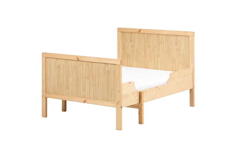 Utdragbar småbarnssäng Montigny - Ljus trä - Barn & bebis - Barnmöbler - Barnsäng & juniorsäng