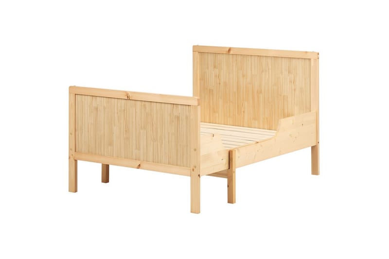 Utdragbar småbarnssäng Montigny - Ljus trä - Barn & bebis - Barnmöbler - Barnsäng & juniorsäng