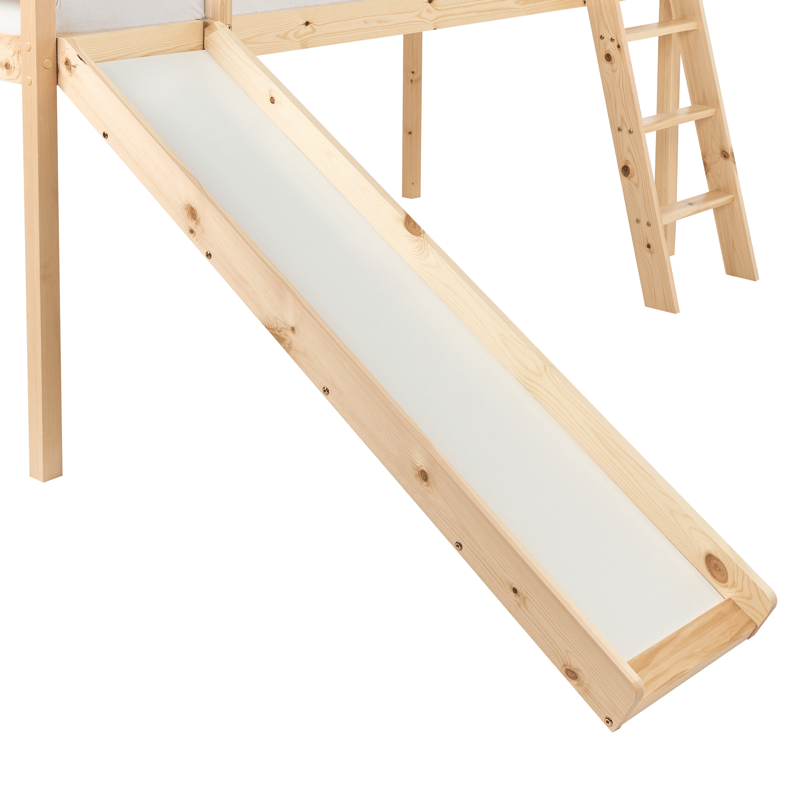Våningssäng Staple - Ljusbrun - Barn & bebis - Barnmöbler - Barnsäng & juniorsäng - Hussäng