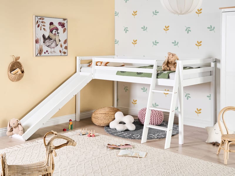 Våningssäng Staple - Vit - Barn & bebis - Barnmöbler - Barnsäng & juniorsäng - Hussäng