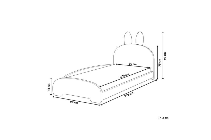 Barnsäng Perros - Vit - Barn & bebis - Barnmöbler - Barnsäng & juniorsäng