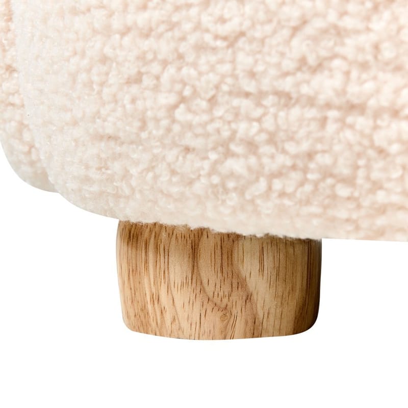 Barnfåtölj Zoar - Vit, brun - Barn & bebis - Barnmöbler - Barnstolar & fåtöljer - Barnfåtölj