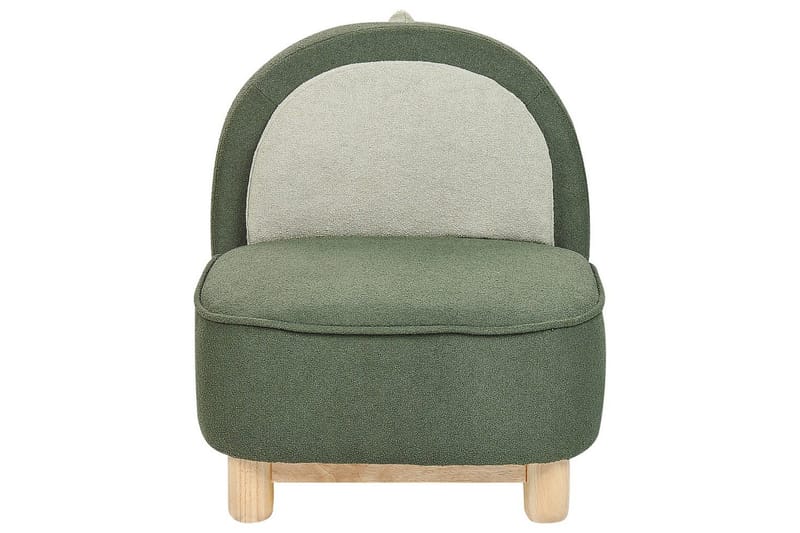 Barnstol Faborg Grönt/ljust trä/beige - Grönt/ljust trä/beige - Barn & bebis - Barnmöbler - Barnstolar & fåtöljer - Barnfåtölj