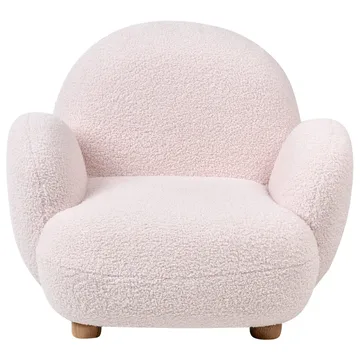 Barnstol Hem - Rosa, ljust trä - Barn & bebis - Barnmöbler - Barnstolar & fåtöljer - Barnfåtölj
