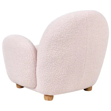 Barnstol Hem - Rosa, ljust trä - Barn & bebis - Barnmöbler - Barnstolar & fåtöljer - Barnfåtölj