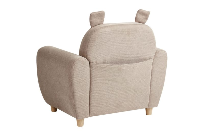 Barnstol Maribo Taupe/ljust trä - Taupe/ljust trä - Barn & bebis - Barnmöbler - Barnstolar & fåtöljer - Skrivbordsstol barn