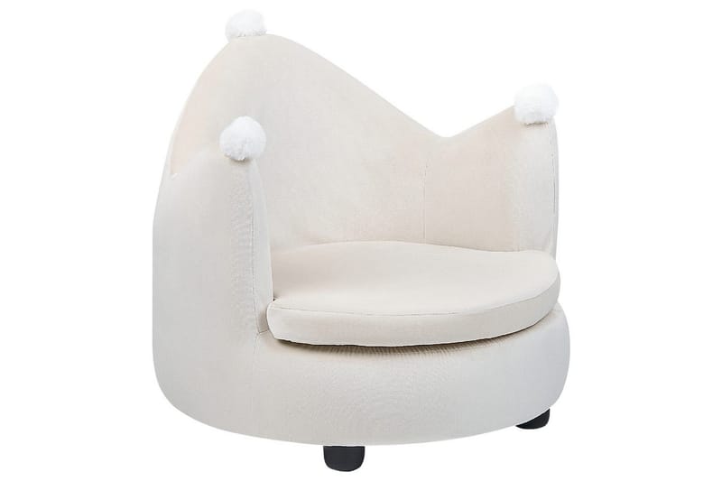 Barnstol Vega Beige/svart - Beige/svart - Barn & bebis - Barnmöbler - Barnstolar & fåtöljer - Barnfåtölj