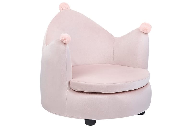 Barnstol Vega Rosa/Svart - Rosa/Svart - Barn & bebis - Barnmöbler - Barnstolar & fåtöljer - Barnfåtölj