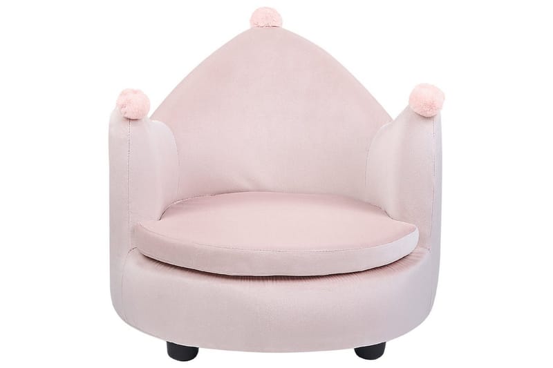Barnstol Vega Rosa/Svart - Rosa/Svart - Barn & bebis - Barnmöbler - Barnstolar & fåtöljer - Barnfåtölj