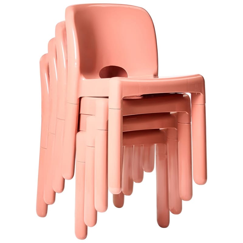 Trädgårdsstol Betim 4-pack - Röd - Utemöbler - Balkong - Balkongmöbler - Balkongstolar