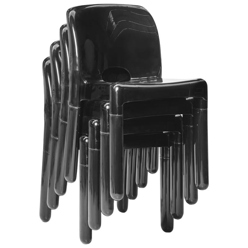 Trädgårdsstol Betim 4-pack - Svart - Utemöbler - Balkong - Balkongmöbler - Balkongstolar