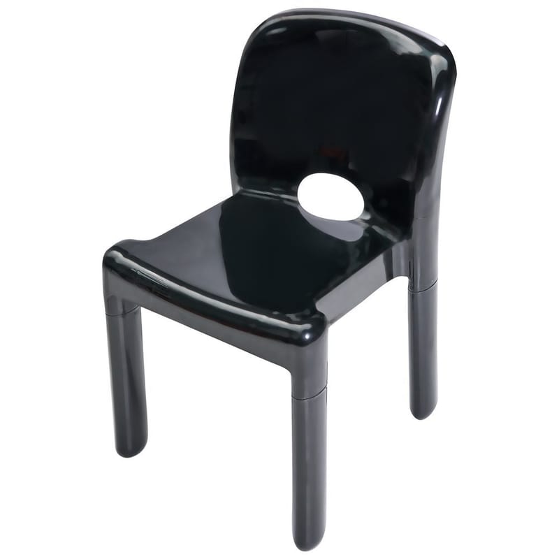 Trädgårdsstol Betim 4-pack - Svart - Utemöbler - Balkong - Balkongmöbler - Balkongstolar