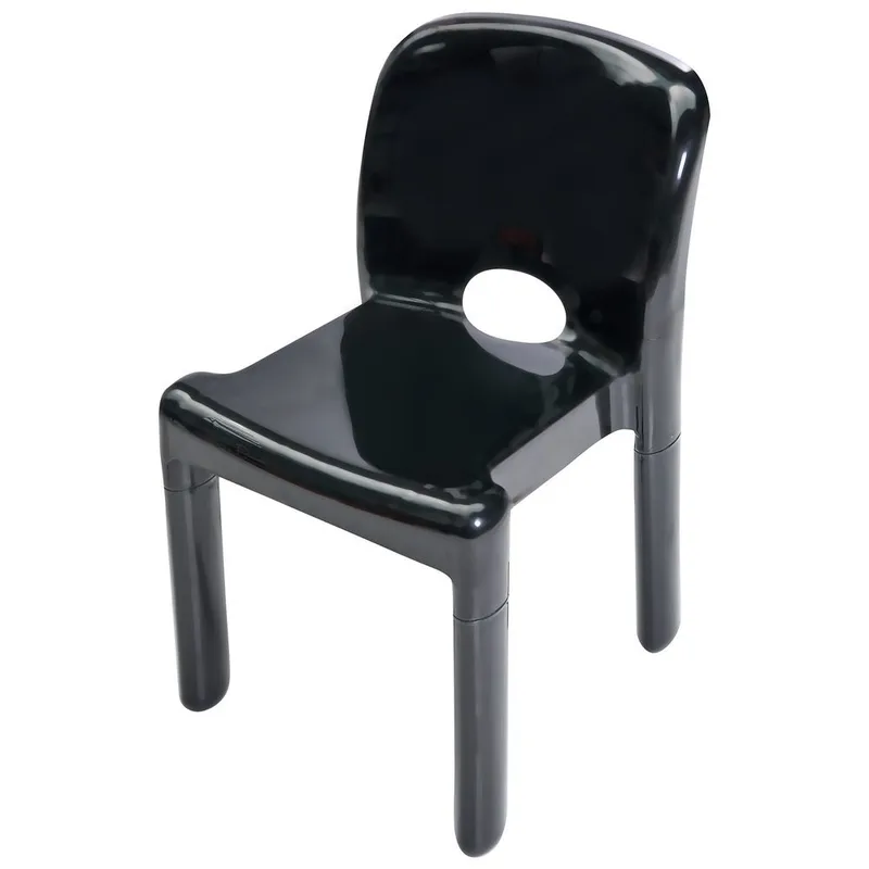 Trädgårdsstol Betim 4-pack - Svart - Utemöbler - Balkong - Balkongmöbler - Balkongstolar