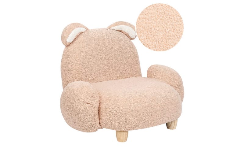 Barnstol Kanna Beige - Beige - Barn & bebis - Barnmöbler - Barnstolar & fåtöljer