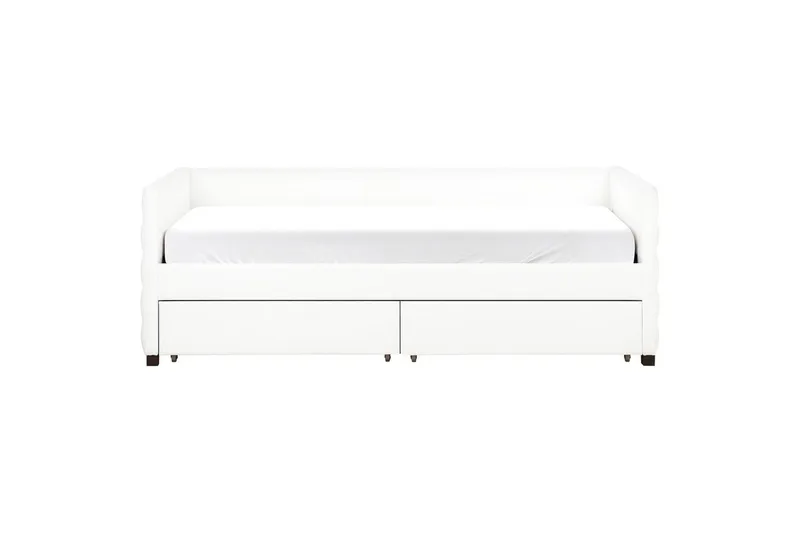 Dagbädd med förvaring Marray - Vit - Barn & bebis - Barnmöbler - Barnsäng & juniorsäng