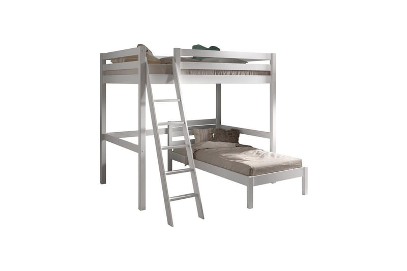Enkel Säng och matchande rullbar ribbotten Pino Mezzanine 140 x 200 cm - 140 x 200 cm - Barn & bebis - Barnmöbler - Barnsäng & juniorsäng