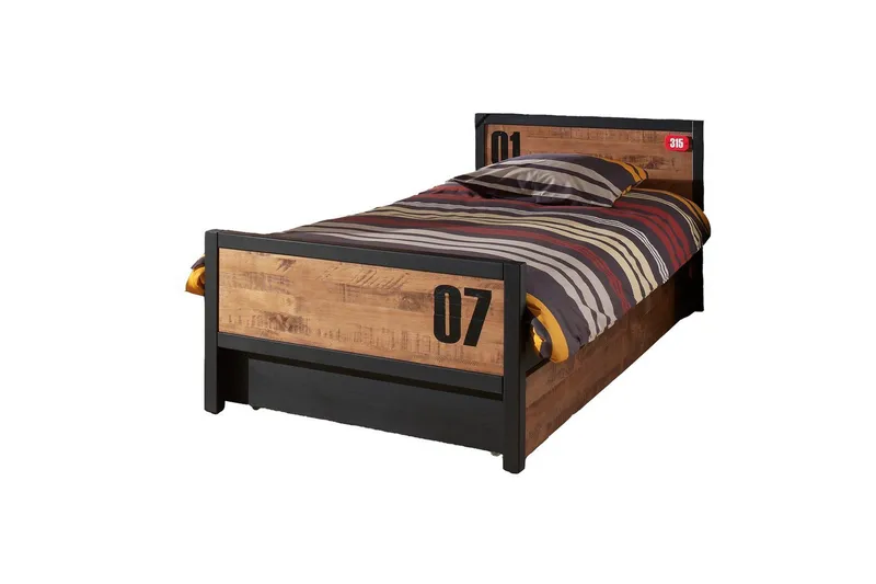 Säng med låda Alex