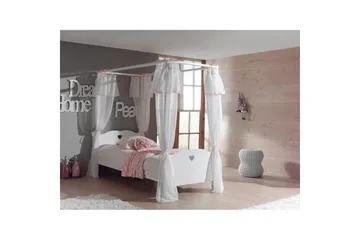 Säng med textilset Amori Vit - Barn & bebis - Barnmöbler - Barnsäng & juniorsäng